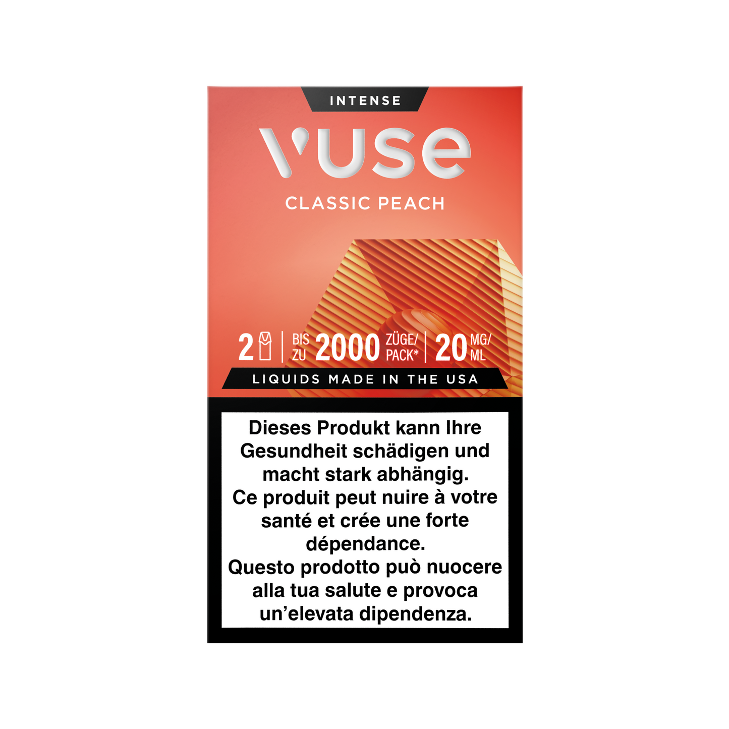 Vuse Pod Classic Peach 20mg 2pods