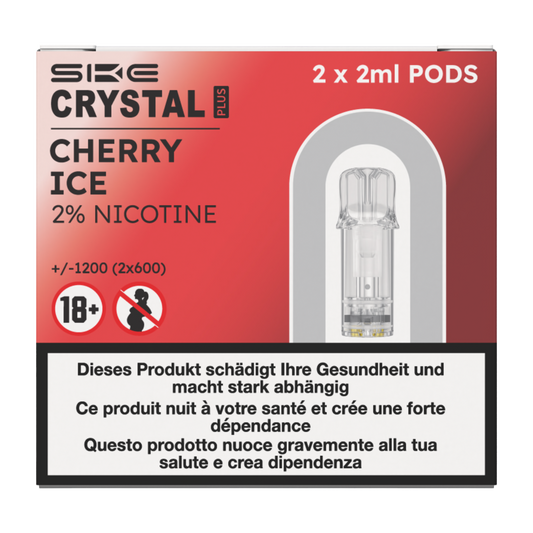 Crystal Plus Cherry Ice 2x2ML Pods