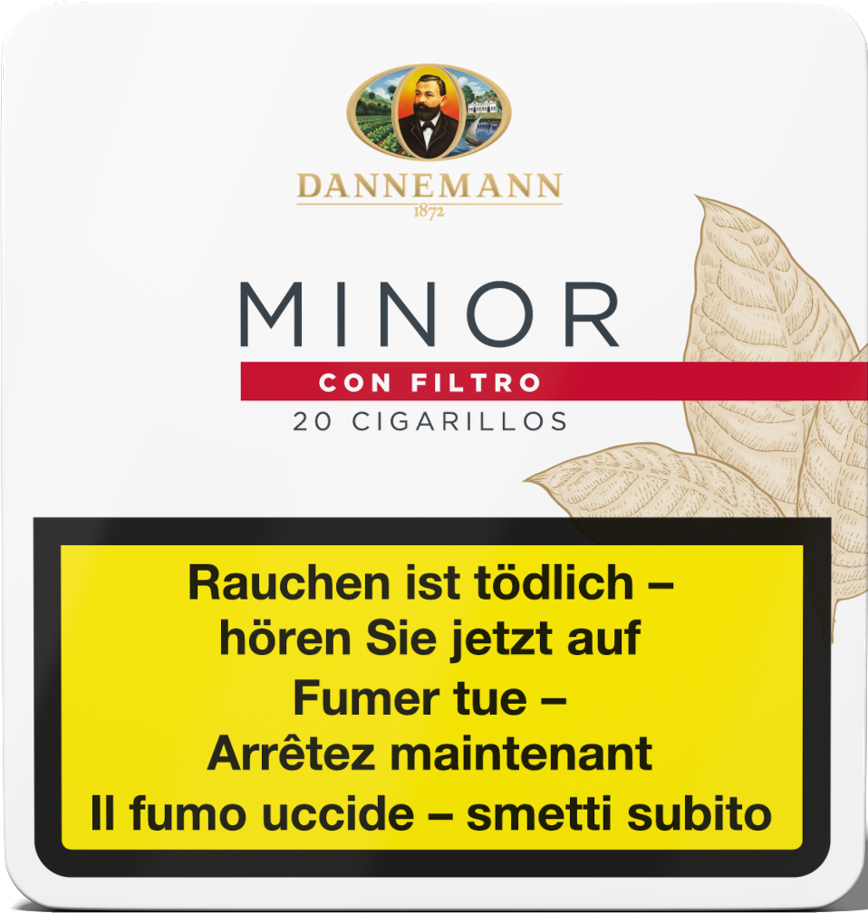 Dannemann Minor Cigarillos mit Filter 20 Stück