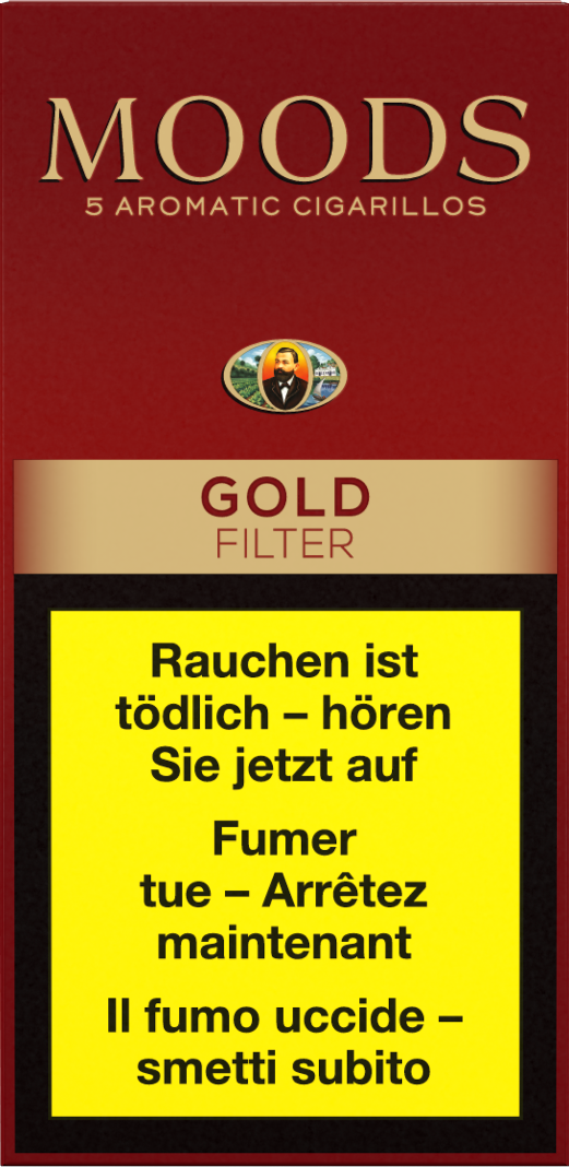 Dannemann Moods Gold Filter Cigarillos 5 Stück