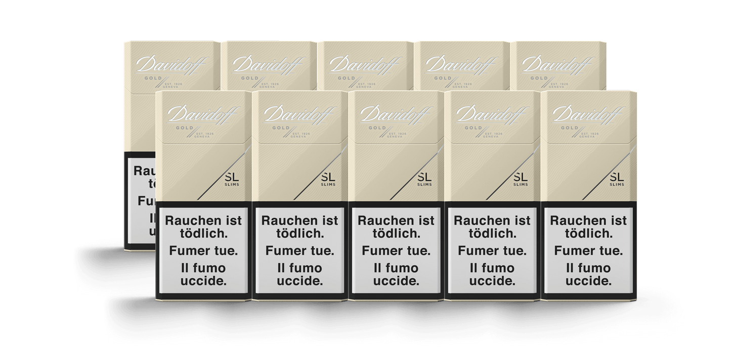 Davidoff Gold Slims Box Zigaretten