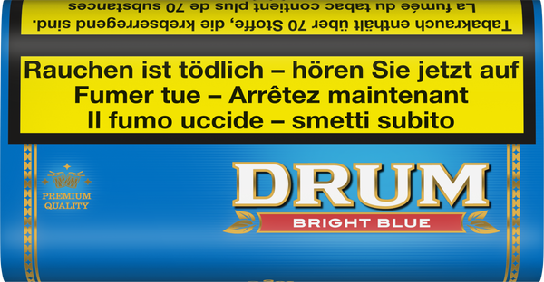 Drum Bright Blue 40 g – k kiosk Tabakshop