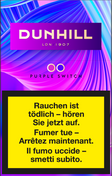 Dunhill Purple Switch Box Zigaretten