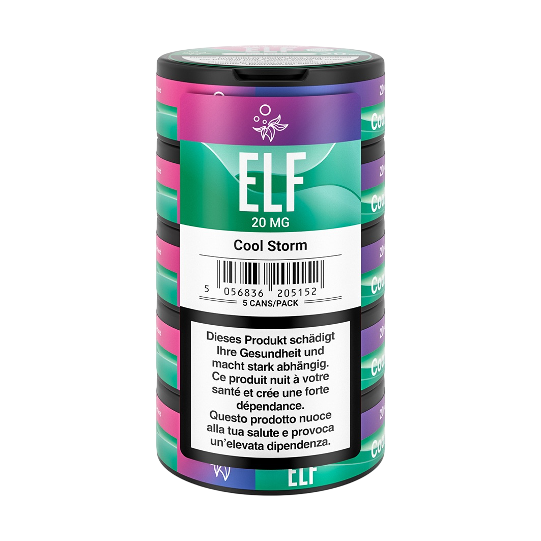 Elf Cool Storm Nicotine Pouches 20mg