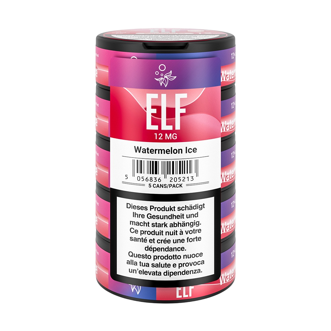 Elf Watermelon Ice Nicotine Pouches 12mg