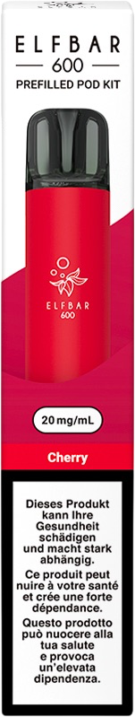 Elfbar 600 Pod Kit Cherry E-Zigaretten Pods