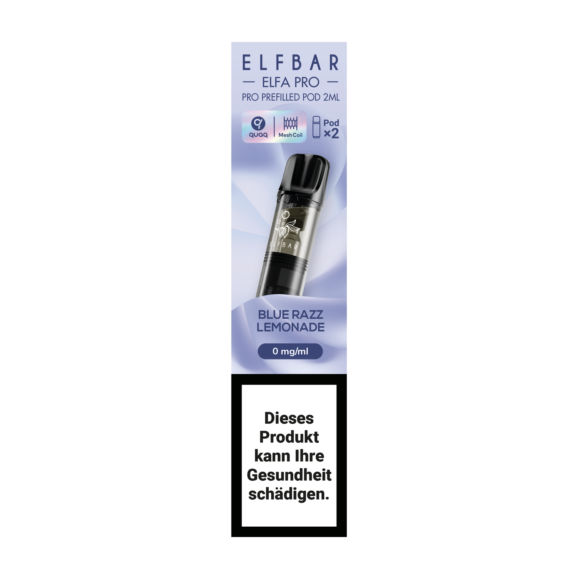 Elfbar Elfa Pro Blue Razz Lemonade 2ml 2Pods 0mg