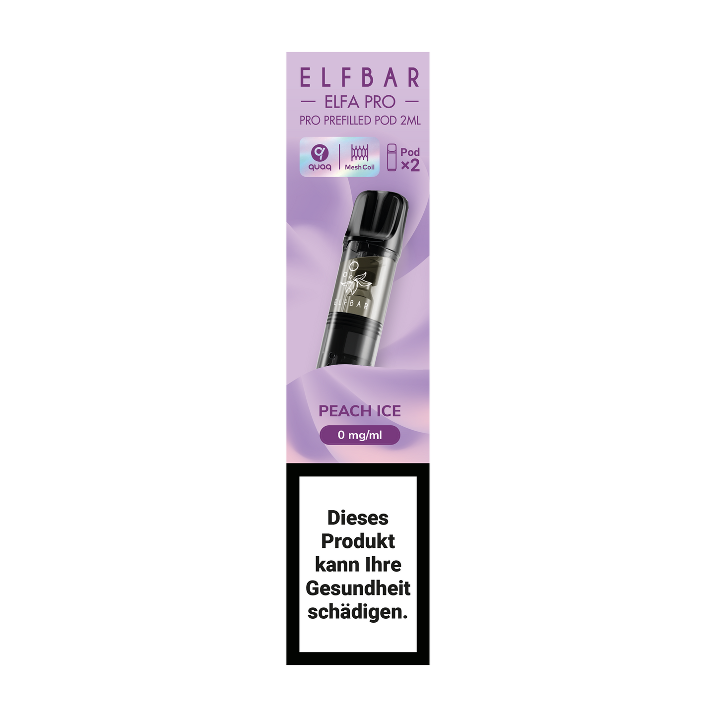 Elfbar Elfa Pro Peach Ice 2ml 2Pods 0mg