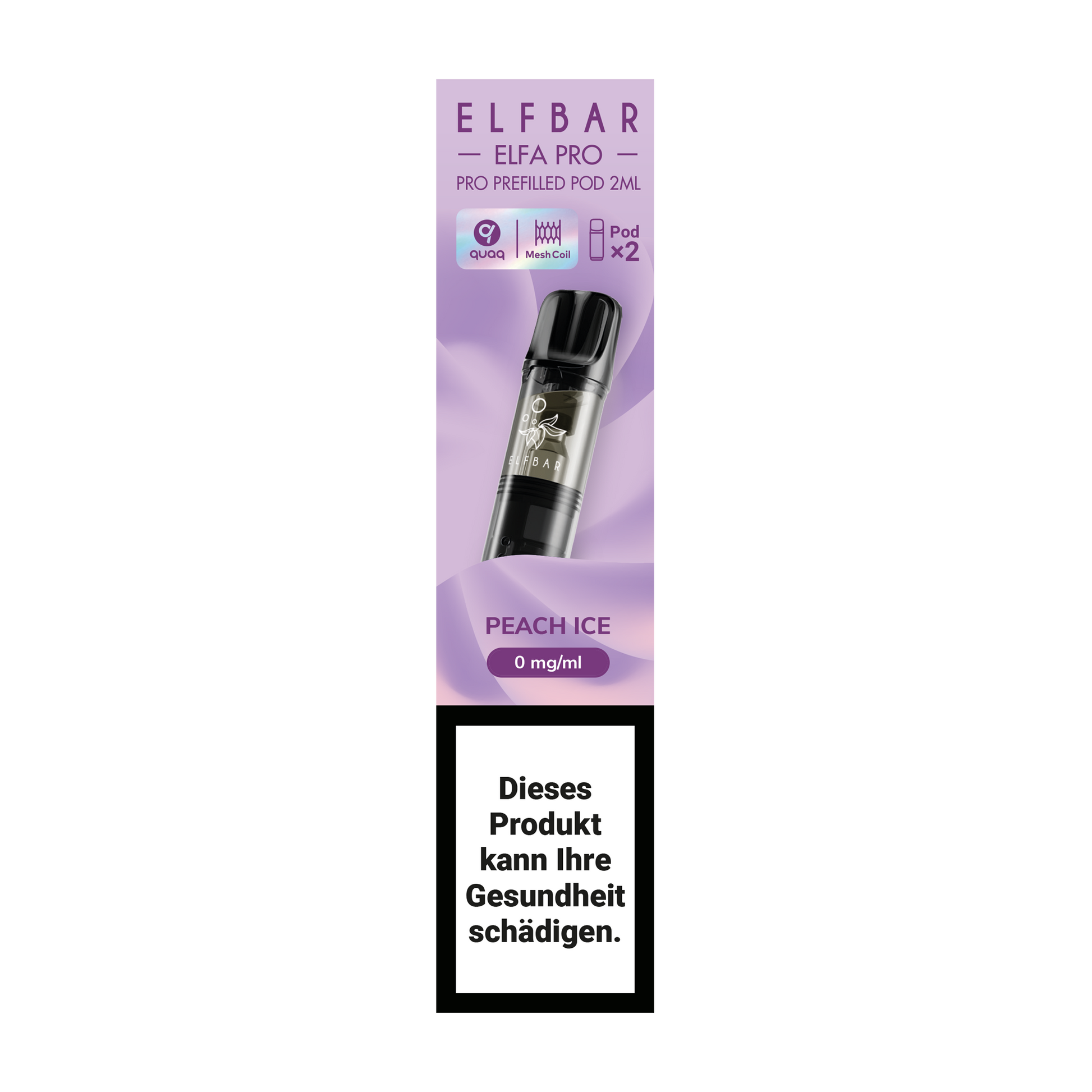Elfbar Elfa Pro Peach Ice 2ml 2Pods 0mg