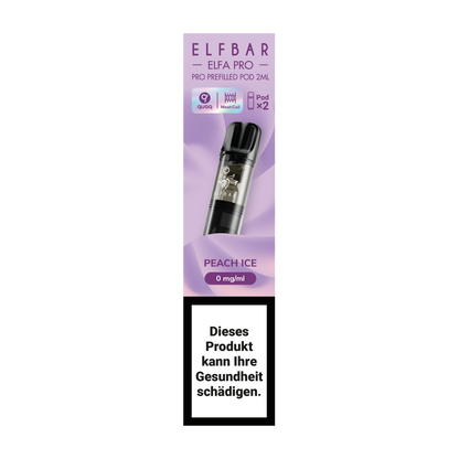 Elfbar Elfa Pro Peach Ice 2ml 2Pods 0mg