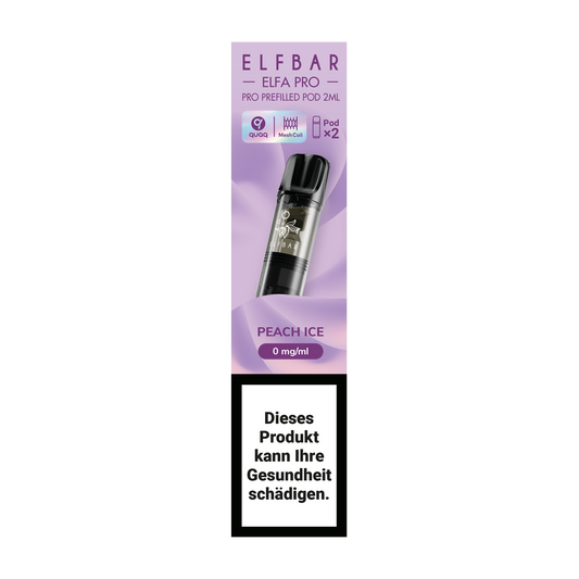 Elfbar Elfa Pro Peach Ice 2ml 2Pods 0mg