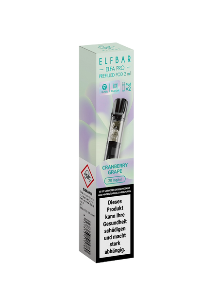 Elfbar Elfa Pro Pods Cranberry Grape Vape