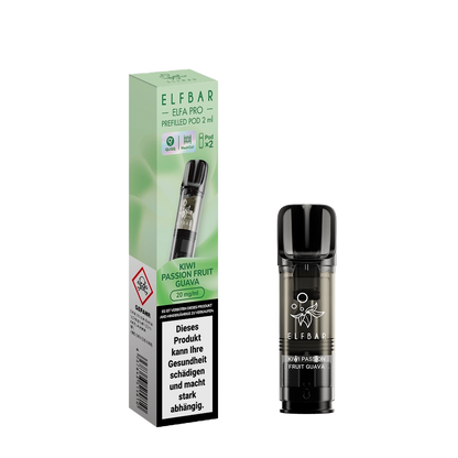 Elfbar Elfa Pro Pods Kiwi Passionfruit Guava Vape