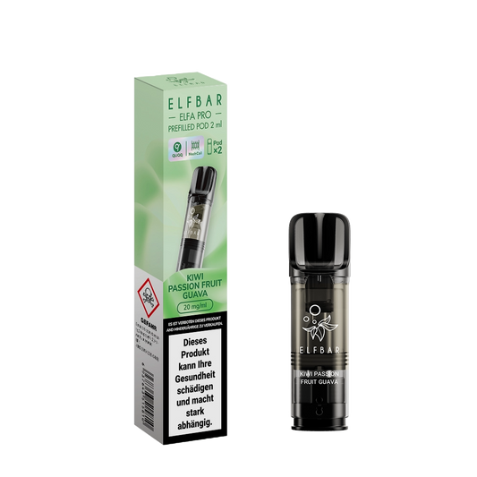 Elfbar Elfa Pro Pods Kiwi Passionfruit Guava Vape