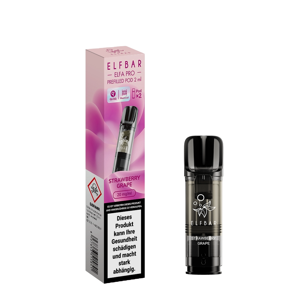 Elfbar Elfa Pro Pods Strawberry Grape Vape