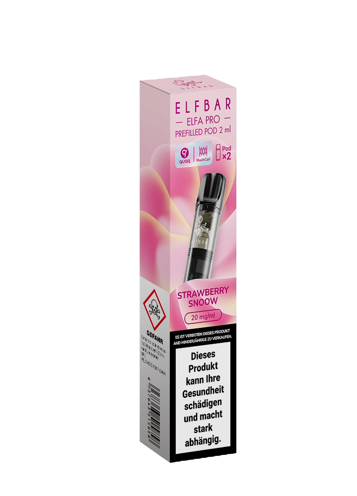 Elfbar Elfa Pro Pods Strawberry Snow Vape