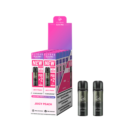 Elfbar Elfa Pro V2 Juicy Peach 2ml 2Pods E-Zigaretten Liquids