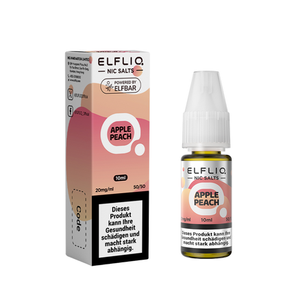 Elfbar Elfliq Apple Peach 20mg 10ml E-Liquid