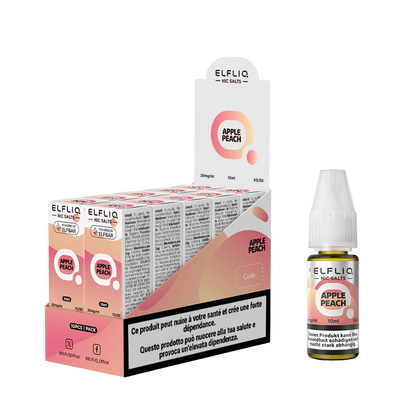 Elfbar Elfliq Apple Peach 20mg 10ml E-Liquid