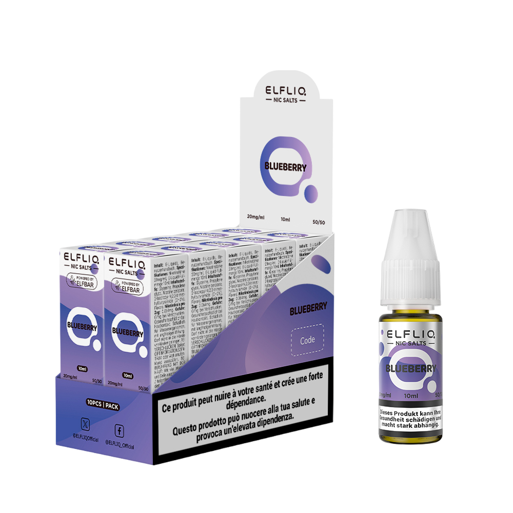 Elfbar Elfliq Blueberry 20mg 10ml E-Liquid