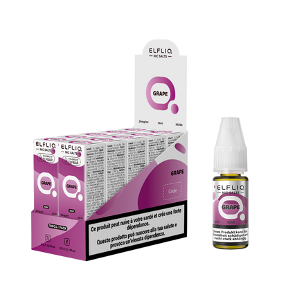 Elfbar Elfliq Grape 20mg 10ml E-Liquid