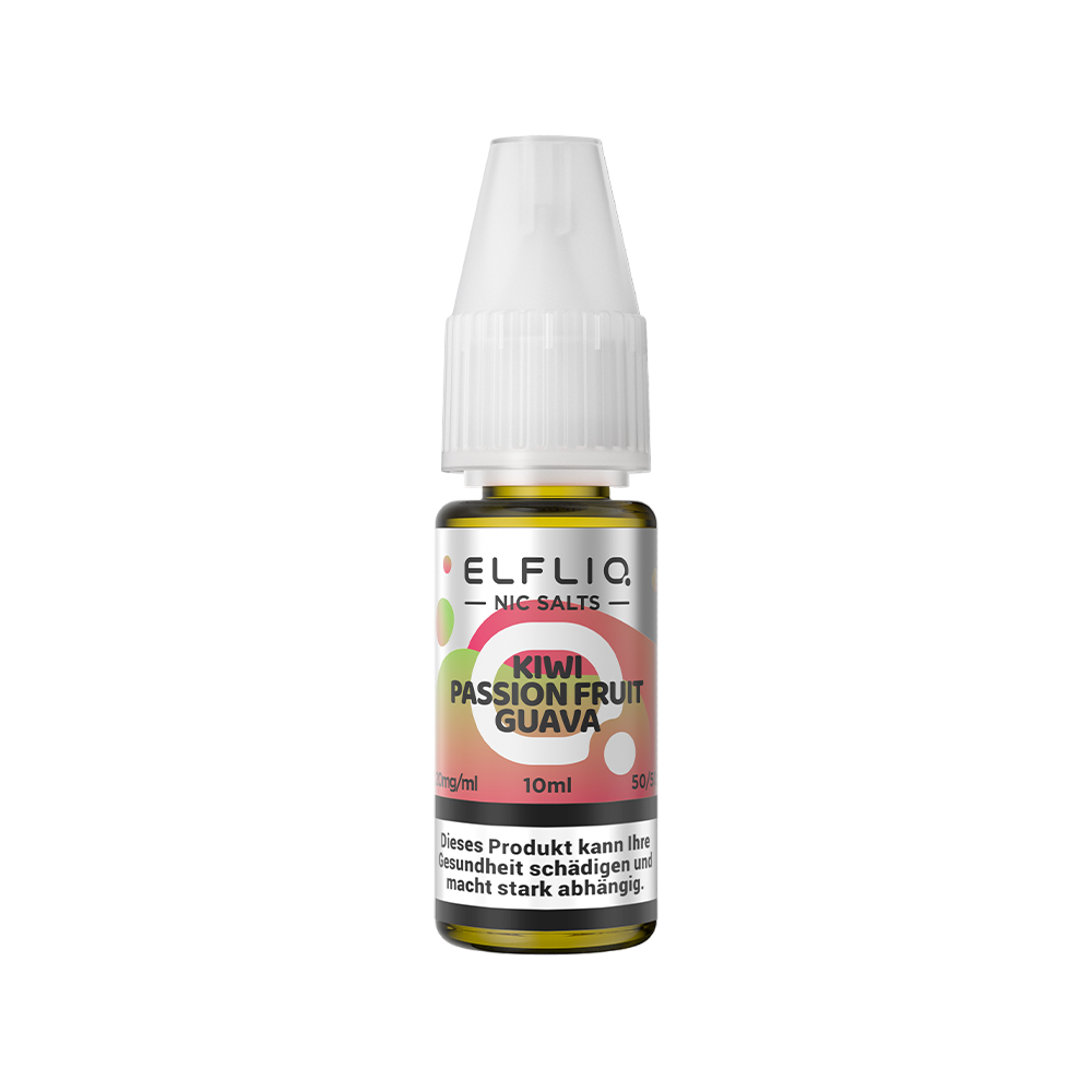 Elfbar Elfliq Kiwi Passion Fruit Guava 20mg 10ml E-Liquid