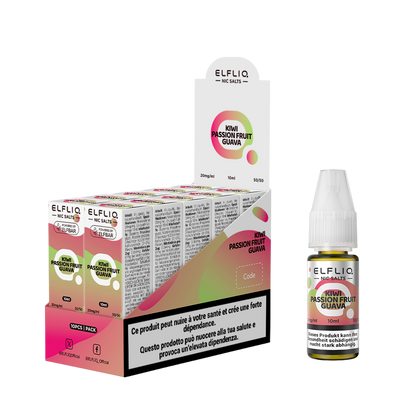 Elfbar Elfliq Kiwi Passion Fruit Guava 20mg 10ml E-Liquid