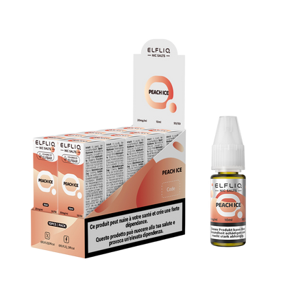 Elfbar Elfliq Peach Ice 20mg 10ml E-Liquid