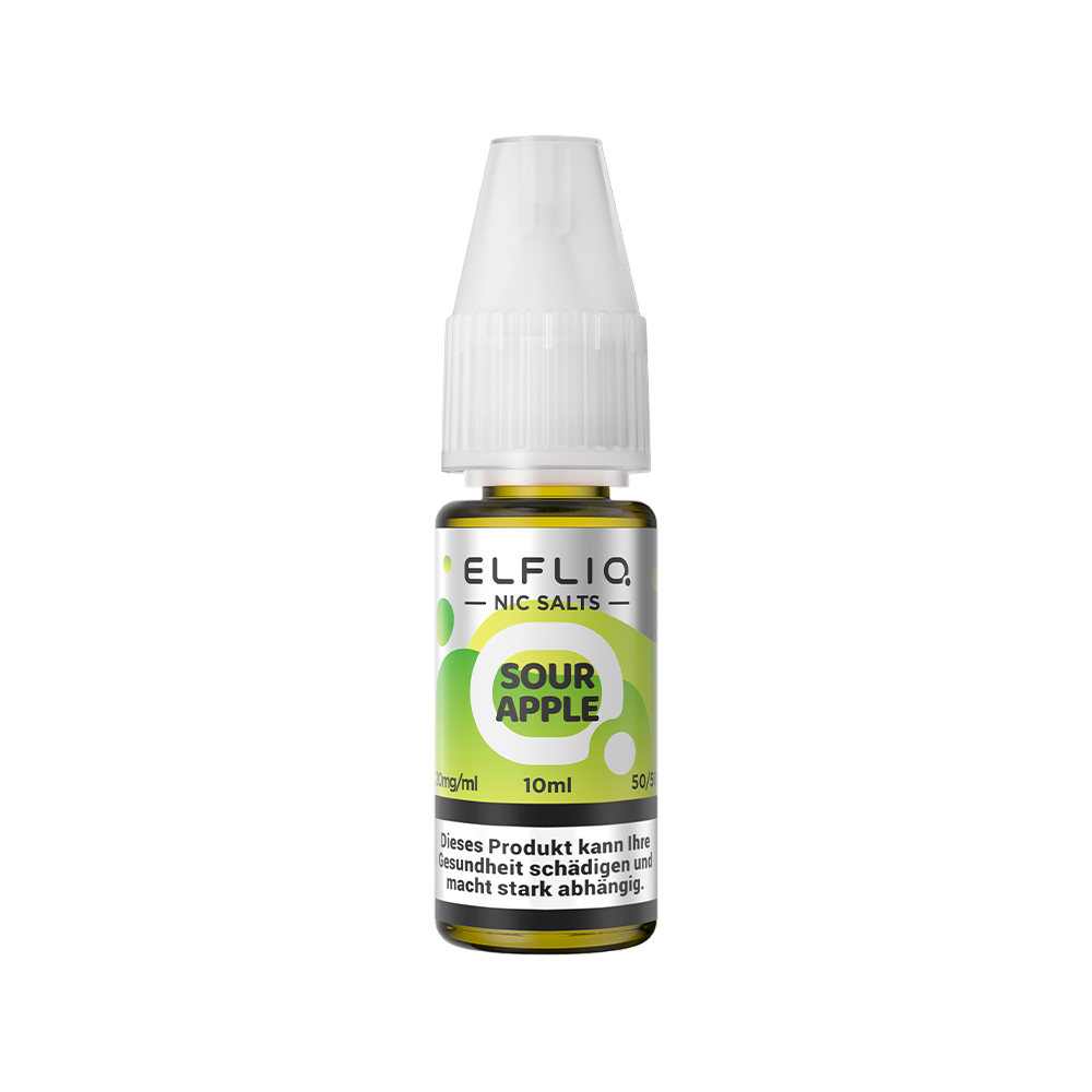 Elfbar Elfliq Sour Apple 20mg 10ml E-Liquid