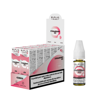 Elfbar Elfliq Strawberry Ice 20mg 10ml E-Liquid