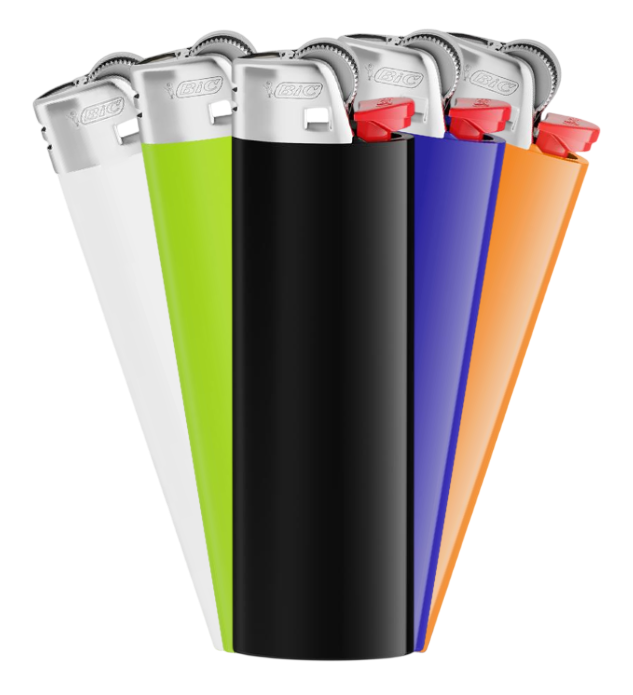 Feuerzeug Bic Maxi J 26 Farbig