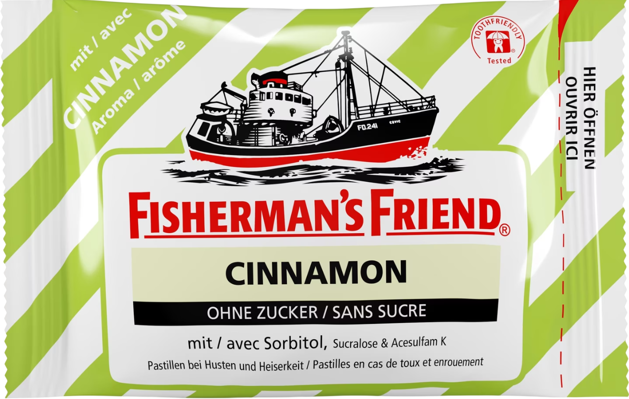 Fisherman's Friend Cinnamon ohne Zucker im k kiosk Schweiz