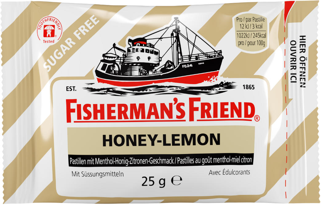 Fisherman's Friend Honey Lemon ohne Zucker Pastillen
