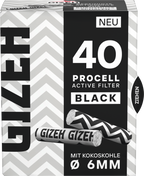 Gizeh Procell Active Filter Black 40er Filter