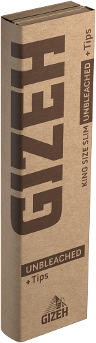 Gizeh Unbleached King Size Slim + Tips