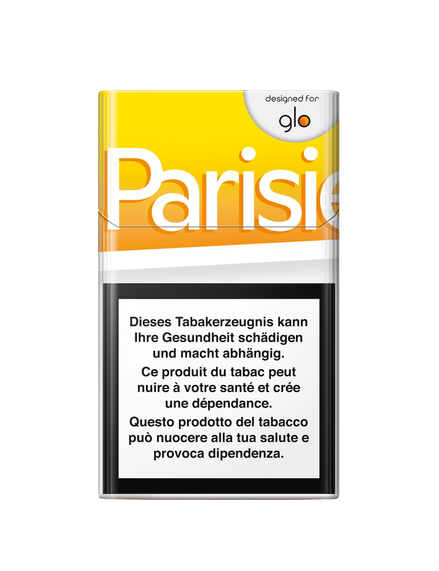 Glo Parisienne A Chauffer Jaune  - glo Tabaksticks