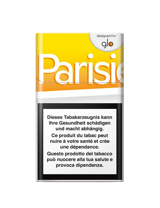 Glo Parisienne A Chauffer Jaune  - glo Tabaksticks