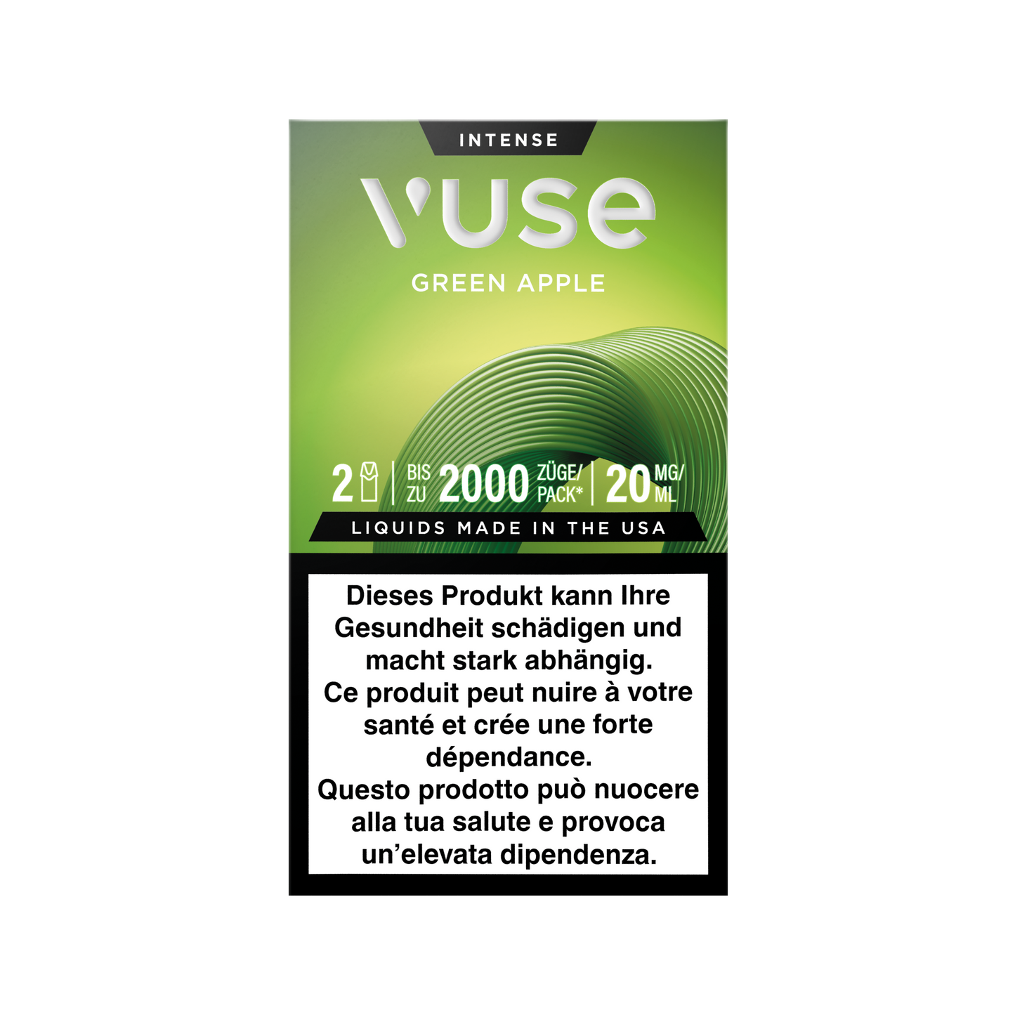Vuse Pod Green Apple 20mg 2pods