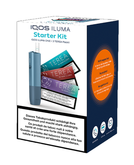 Iqos Iluma One Azure Blue Starter Kit