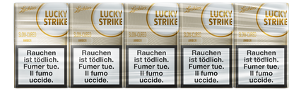 Lucky Strike Amber Box Zigarettenstangen