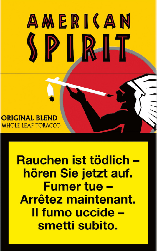 Natural American Spirit Yellow Box Zigaretten