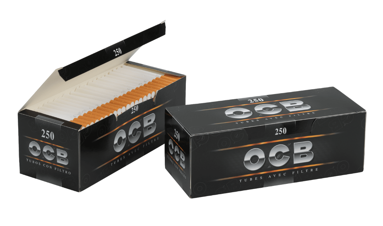 OCB Premium Tubes 250 Stueck Zigarettenhülsen