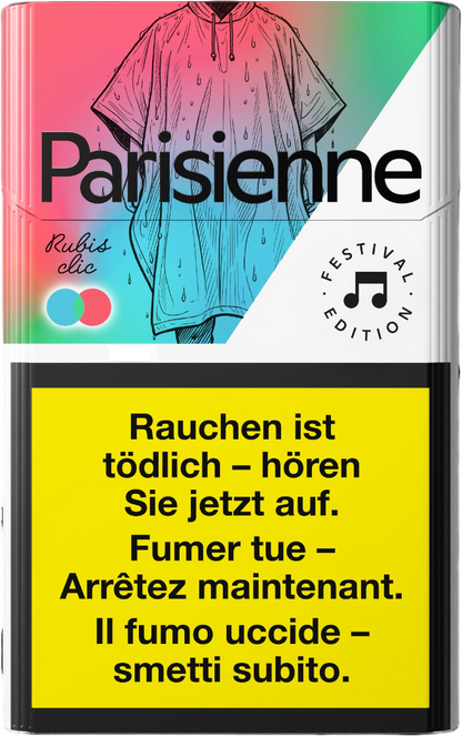 Parisienne F&s Rubis Clic Box Festival Edition Zigaretten