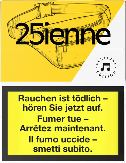 Parisienne Jaune Box 25er Festival Edition Zigaretten