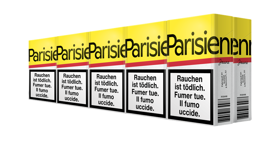 Parisienne Jaune Box Zigarettenstange