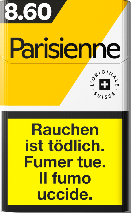 Parisienne LEP Jaune Box Zigaretten