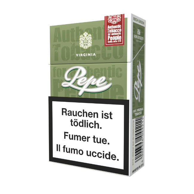 Pepe Rich Green Box Zigaretten