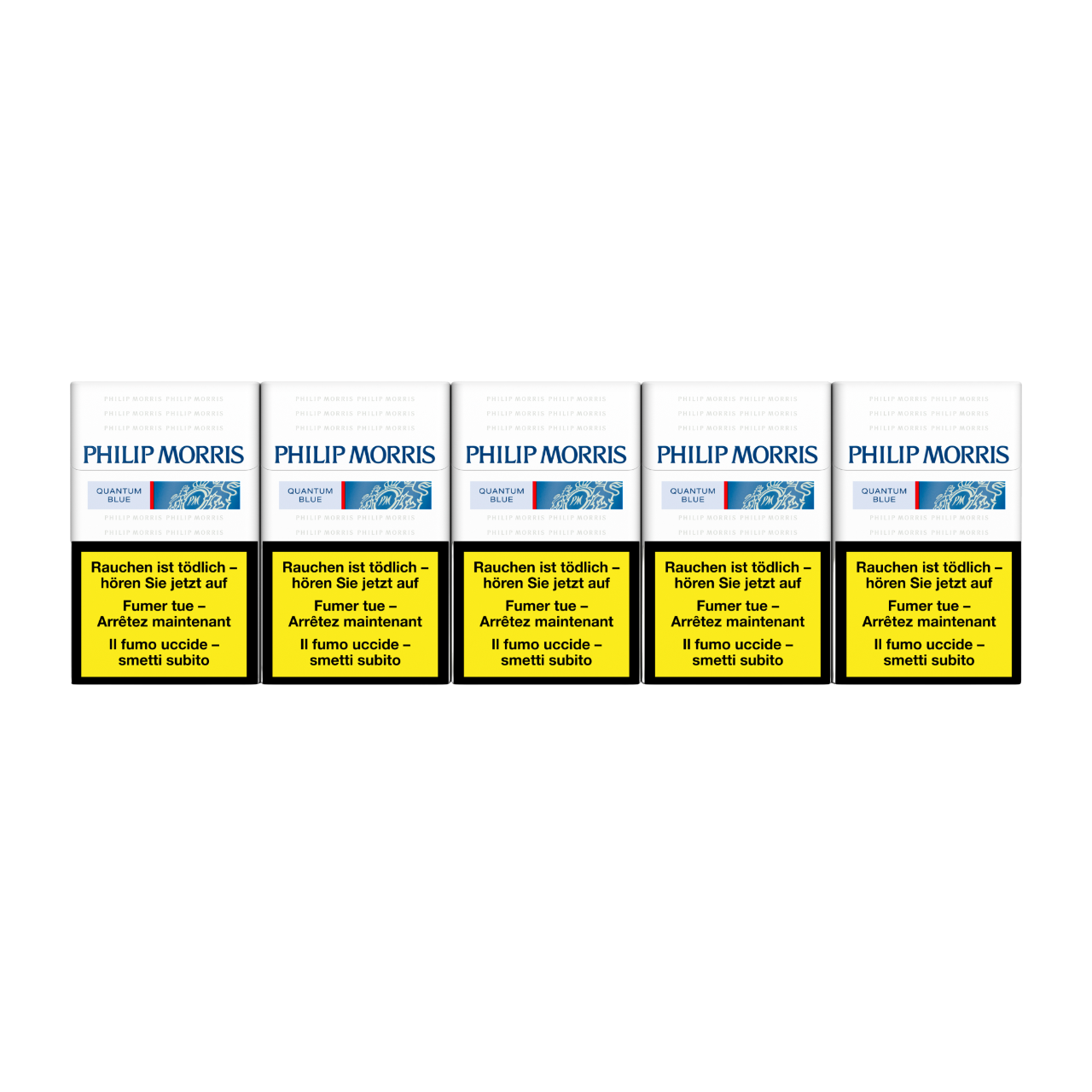 Philip Morris Quantum Blue Box Zigarettenstangen