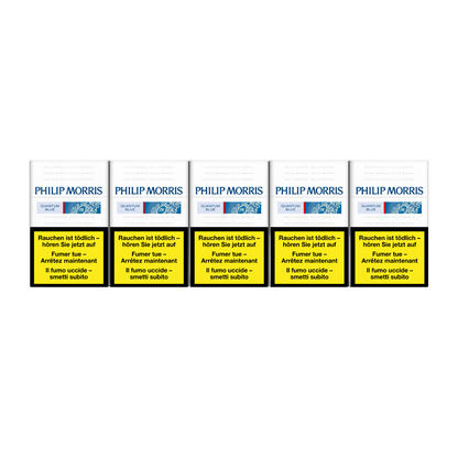 Philip Morris Quantum Blue Box Zigarettenstangen