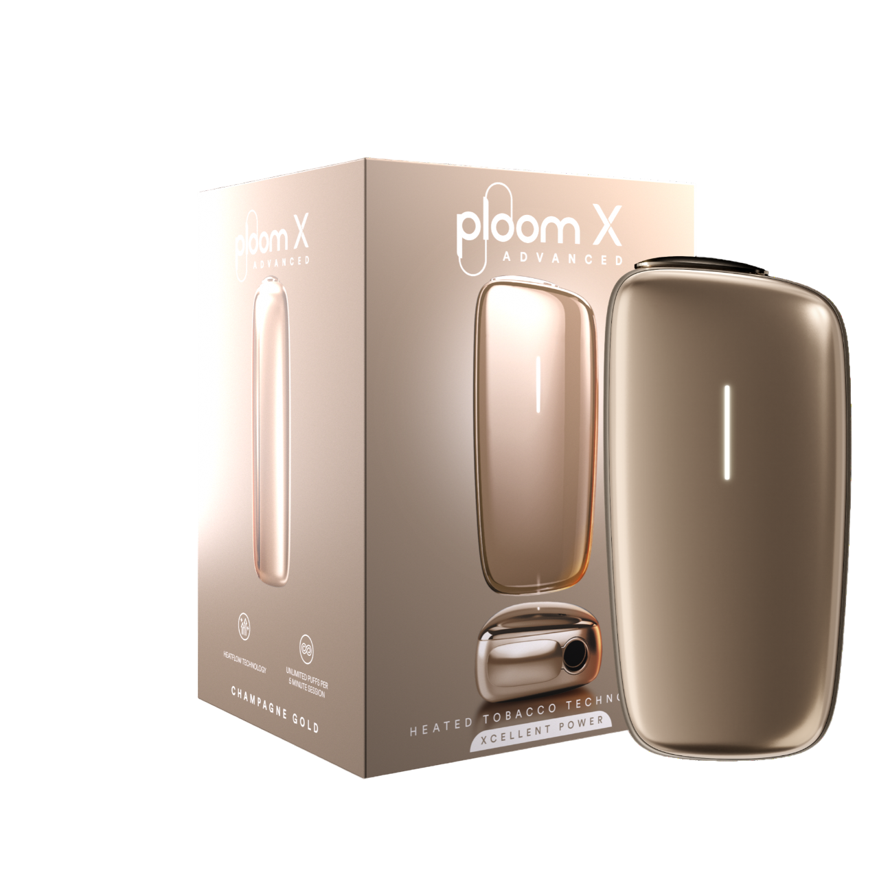 Ploom X Advanced Champagne Gold Kit Tabakerhitzer